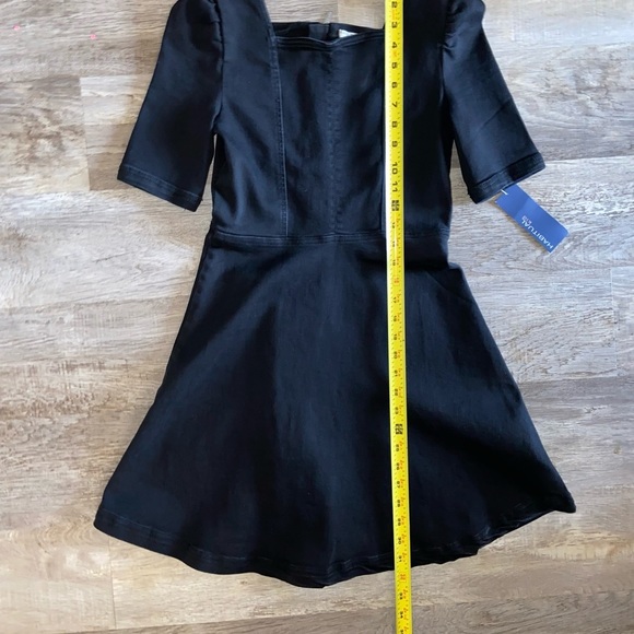 Habitual Kids Puff Sleeve Girls Dress - Black size 14 - Picture 5 of 11